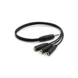 Bastore Kulaklık Mikrofon Çoklayıcı 3 Port 3.5mm Splitter Çevirici Dönüştürücü Adaptör