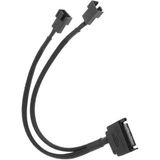 Bastore Sata Power To Fan Çevirici 2 Port Y Pin Pwm Çoklayıcı Splitter Fan Kablosu