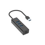 Bastore Usb 3.0 To Ethernet Gigabit Rj45 3 Port Hub Çoklayıcı Adaptör