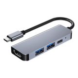 Bastore USB Type C To 4K 30hz HDMI Kablosu Usb3 0 Usb2 0 Pd 87W Çevirici Dönüştürücü Kablo
