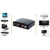 Bastore VGA To HDMI Ses Çıkış Destekli Çevirici Dönüştürücü Adaptör