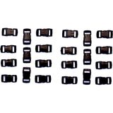 Basty 1 cm Plastik Klips 20'li Set ile Paracord Bileklik ve Anahtarlık Yapımı İçin İdeal