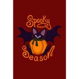 Bat In The Pumpkin Spooky Season Journal / Notebook / Planner / Blank Dotted Diary , 140 Pages, 6"x9" Soft Cover, Matte Finish