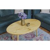Bata Wood Masif Orta Sehpa 60 x 97 x 45CM - NATURAL AHŞAP - CEVİZ