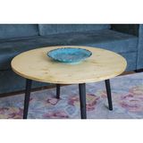 Bata Wood Masif Orta Sehpa 75 x 45CM - NATURAL AHŞAP - CEVİZ