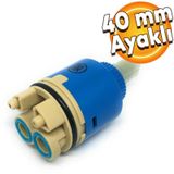 Batarya Kartusu 40 Mm Ayakli Ac Kapa Musluk Cesme Kartusu
