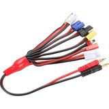 Batarya Şarj Kablo Seti Trx – Jst – Futaba – Tamıya – Ec3 – XT60 – Tamıya Mini – T Plug - Imax B6-8 In 1 Şarj Adaptörü Bağlayıcı Konnektörü, Lithium Pil Şarj Kablosu