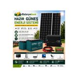 BataryaBank TV Mini Buzdolabı Modem Laptop Kamera ve LED Aydınlatma İçin Hazır Güneş Enerji Sistemi