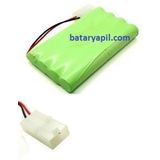 Bataryapil 9.6v 1100mAH Tamiya Soketli Oyuncak Araba Pili