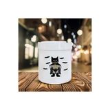 Batcat Baskılı Seramik Şık Küllük