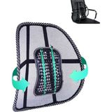 Batcell Ofls Araç Sandalye Bel Desteği Minderi 10 x 30 cm Ortopedik Siyah Koltuk Yastığı