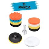 Batcell Oto Araç Araba Pasta Cila Polisaj Süngeri Keçesi Pedi 115 mm Parlatıcı Parlatma Seti 11 Parça