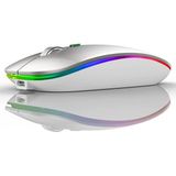 Batcell Rgb LED Kablosuz Mouse Optik Wireless Mouse Sessiz Mouse - Beyaz