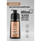 Batçı Hair Atelier Beyaz Saçlar Için Açık Kahve Anında Etkili Saç Boyası Şampuan 350 ml - Açık Kahverengi