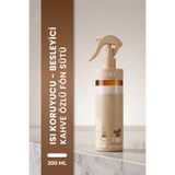 Batçı Hair Atelier Çift Fazlı Fön Suyu Kabaran Ve Elektriklenen Saçlar Için Kahveli Saç Fön Sütü 200 ml
