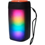 Bategen Bluetooth Hoparlör Rgb Işıklı USB Tf Fm Radyo Kablosuz Speaker - Siyah