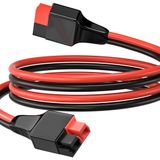 Bateria Power 12AWG 5FT Anderson Uzatma Kablosu, Taşınabilir Güç İstasyonu için Anderson Konnektörleri Güneş Jeneratörü Güneş Paneli, PP15/45 Anderson Adaptörü