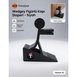 Bates House Siyah Figürlü Kapı Stoper'ı 3D Printer Baskı