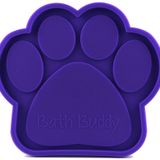 Bath Buddy Köpekler için Mor Yeni - Orijinal Köpek Banyo Oyuncağı - Banyo Zamanını Kolaylaştırır, Sadece Fıstık Ezmesi ve Yapıştırın (Mor)