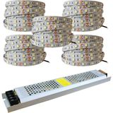 Batıbey Elektrik 4040 Yeni Nesil Şerit LED 25 Metre + 12V 33 Amper 400 Watt LED Trafo (Beyaz)