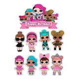 BatıDoğu Lol Bebek Yenilebilir Cupcake ve Pasta Resim Baskı