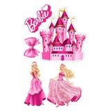 BatıDoğu Yenilebilir Şekerli Kağıt Baskısı Cupcake ve Pasta Resim Baskı Barbie Temalı 37