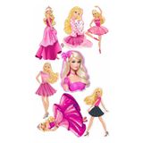 BatıDoğu Yenilebilir Şekerli Kağıt Baskısı Cupcake ve Pasta Resim Baskı Barbie Temalı 38