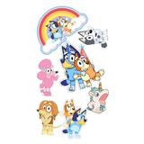 BatıDoğu Yenilebilir Şekerli Kağıt Baskısı Cupcake ve Pasta Resim Baskı Bluey Temalı 99