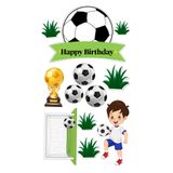 BatıDoğu Yenilebilir Şekerli Kağıt Baskısı Cupcake ve Pasta Resim Baskı Futbol Temalı 54