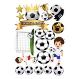 BatıDoğu Yenilebilir Şekerli Kağıt Baskısı Cupcake ve Pasta Resim Baskı Futbol Temalı 74
