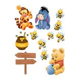 BatıDoğu Yenilebilir Şekerli Kağıt Baskısı Cupcake ve Pasta Resim Baskı Winnie The Pooh Temalı 25