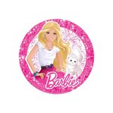 BatıDoğu Yenilebilir Yuvarlak Pasta Resim Baskısı 20 cm Şekerli Kağıt Barbie Temalı 27