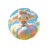 BatıDoğu Yenilebilir Yuvarlak Pasta Resim Baskısı 20 cm Şekerli Kağıt Cinnamoroll Temalı 105