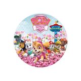 BatıDoğu Yenilebilir Yuvarlak Pasta Resim Baskısı 20 cm Şekerli Kağıt Paw Patrol Temalı 35