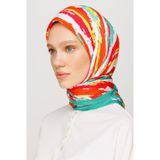 Batik Desen Pilise Eşarp Mint Yeşili