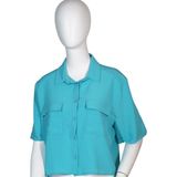 Batik Kadın Gömlek BAT.25088 - 42 - Turkuaz