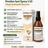 Batiqon Povidon Iyot Sprey %10 100 ml Antiseptik Solüsyon Yara Temizleme ve Hijyen Spreyi