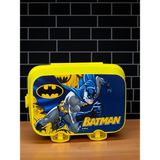 Batman 4 Bölmeli Çocuk Beslenme Kutusu - 0 - Sarı - Ekru - Siyah