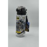 Batman 500 ml Çocuk Suluk Matarası, Pipetli Askılı Kilitlenebilir