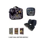 Batman Beslenme Çantası ,Beslenme Kabı (3 ADET OKUL DEFTERİ HEDİYELİ)