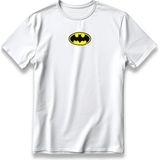 Batman Dc Tişört Model Baskılı Oversize Unisex %100 Pamuklu Nefes Alan Kalın Kumaşli T-Shirt - Beyaz - XL