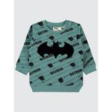 Batman Erkek Bebek Sweatshirt 6-18 Ay - Yeşil