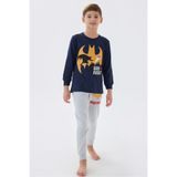 Batman Erkek Çocuk Kışlık Regular Fit Lacivert Eşofman Takımı L1416-C-V-1