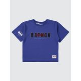 Batman Erkek Çocuk Tişört 6-9 Yaş Saks-9-10 Yaş