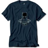 Batman Head Lacivert Tişört Liyada - 5XL