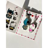 Batman & Hello Kitty 2’li Çift Kolye Seti