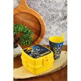 Batman Iki Katli Beslenme Kutusu+Pipetli Bardak 400 Ml.