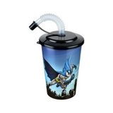 Batman Kapaklı Pipetli Bardak 400 Ml.