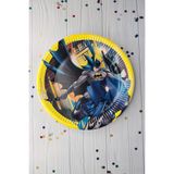 Batman Konsept Karton Tabak 8 li Paket Lisanlı Batman Konsept Doğum Günü Tabağı