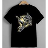 Batman Kostum Siyah Beyaz Syh Unisex Oversize Tişört Siyah